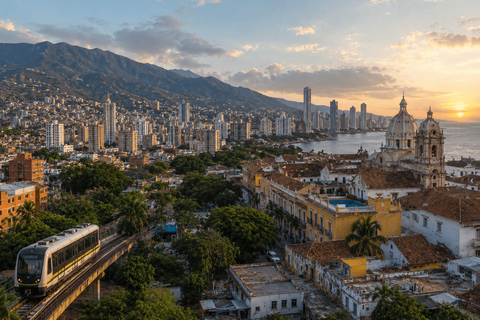 Medellín + Cartagena + Bogotá