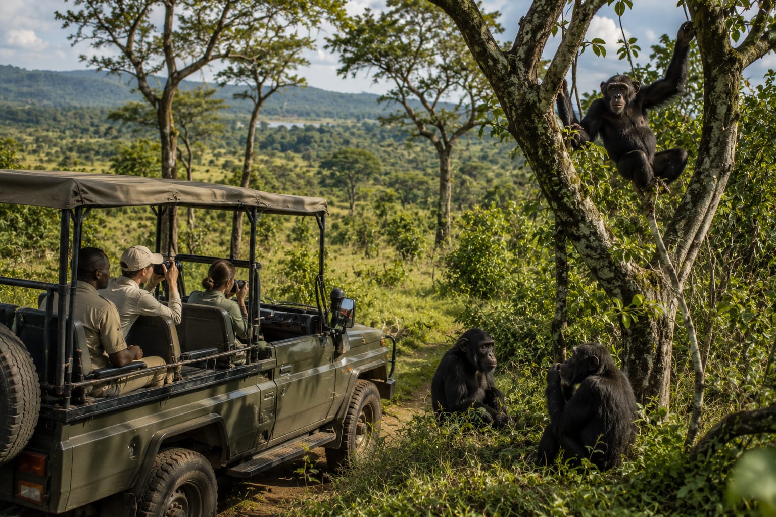 Safari en Uganda
