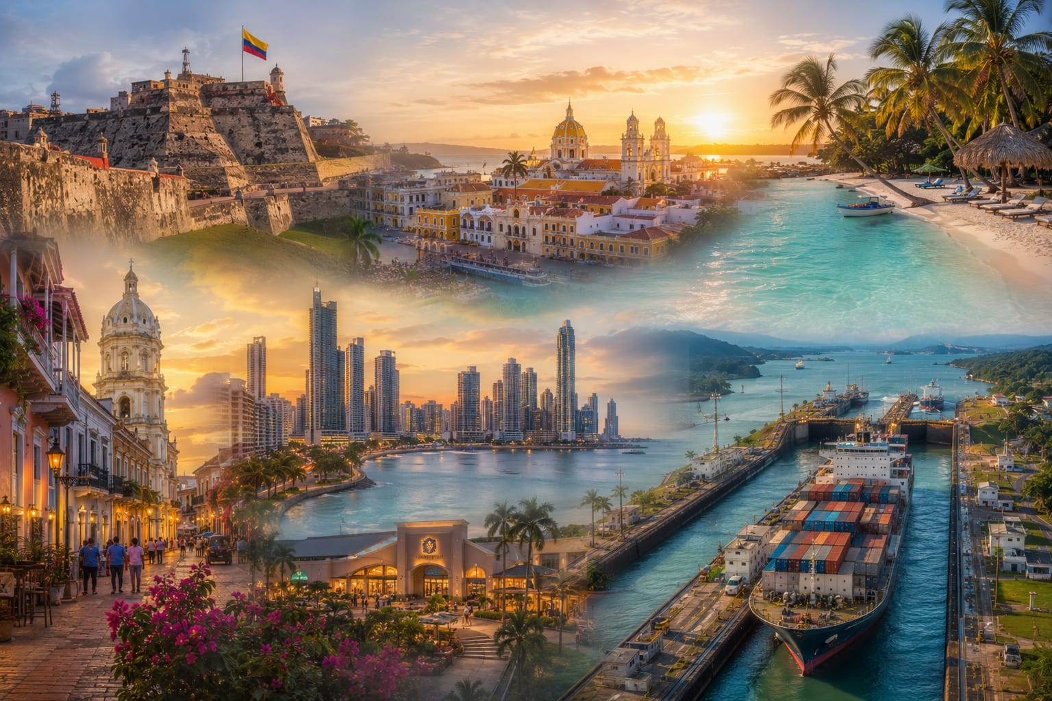 Cartagena + Ciudad de Panamá